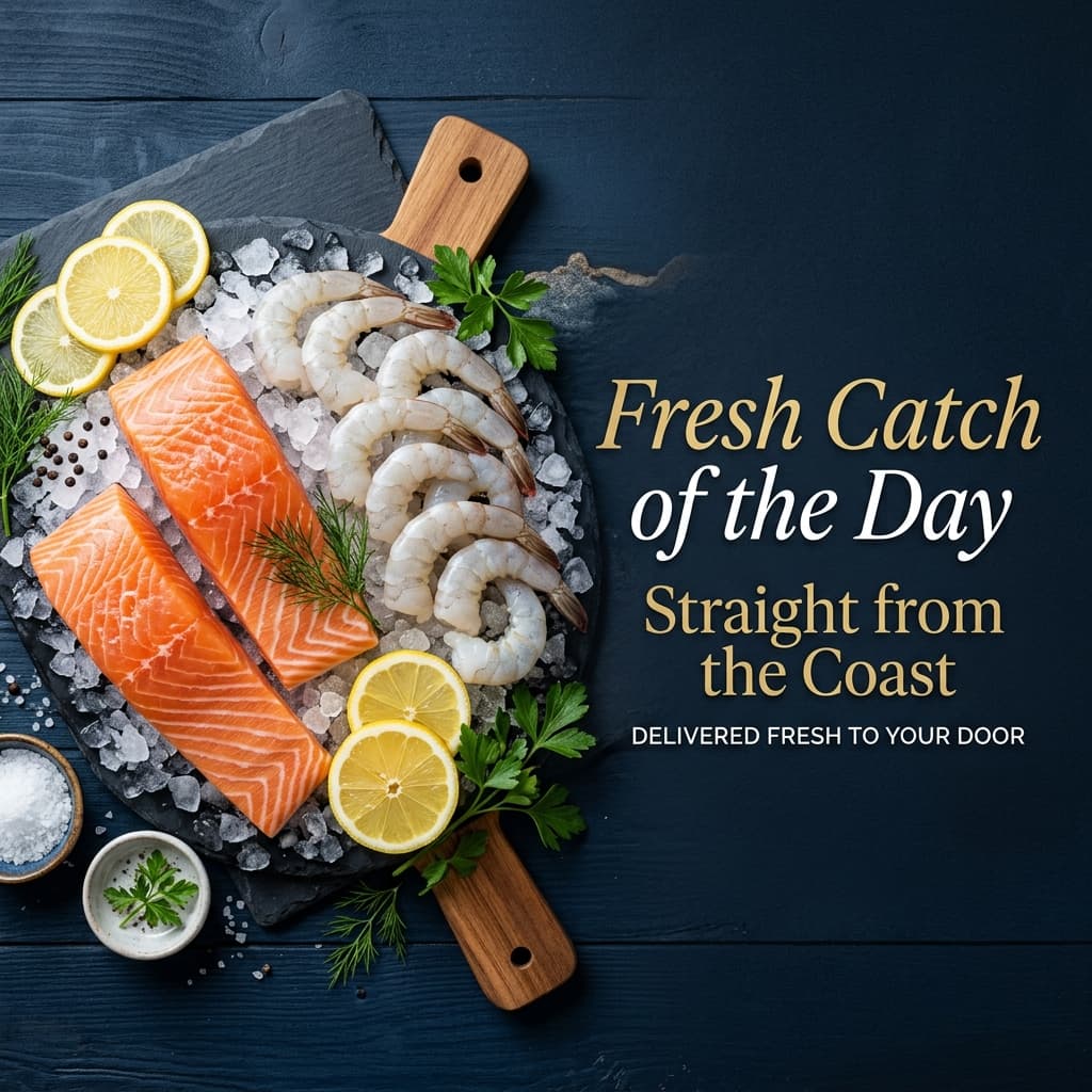Fresh Catch of the Day - Straight from Coast